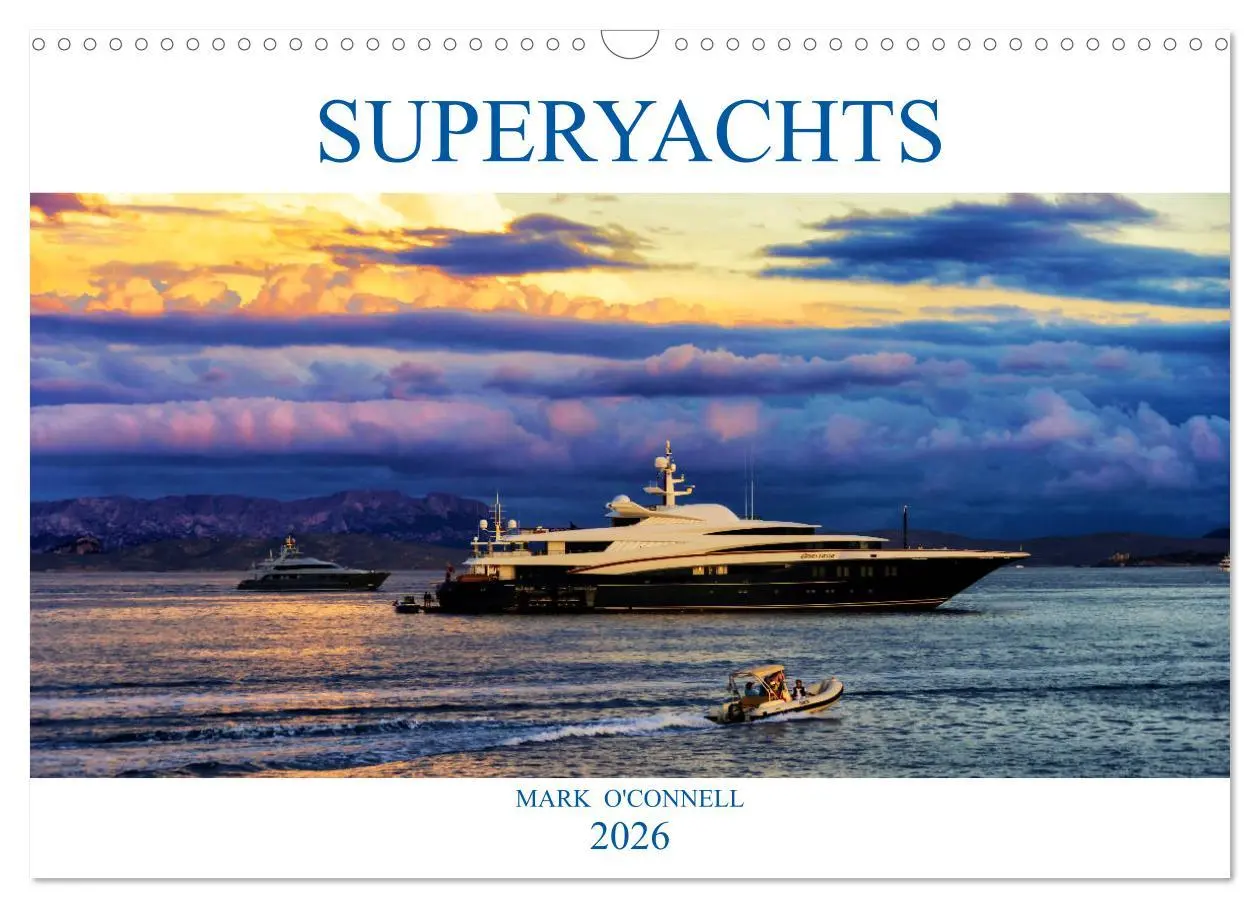 Cover: 9783516565812 | SUPERYACHTS (Wall Calendar 2026 DIN A3 landscape), CALVENDO 12...