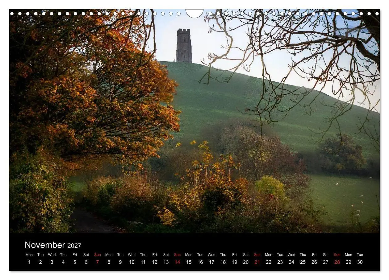 Bild: 9783569965812 | Glastonbury Tor (Wall Calendar 2027 DIN A3 landscape), CALVENDO 12...