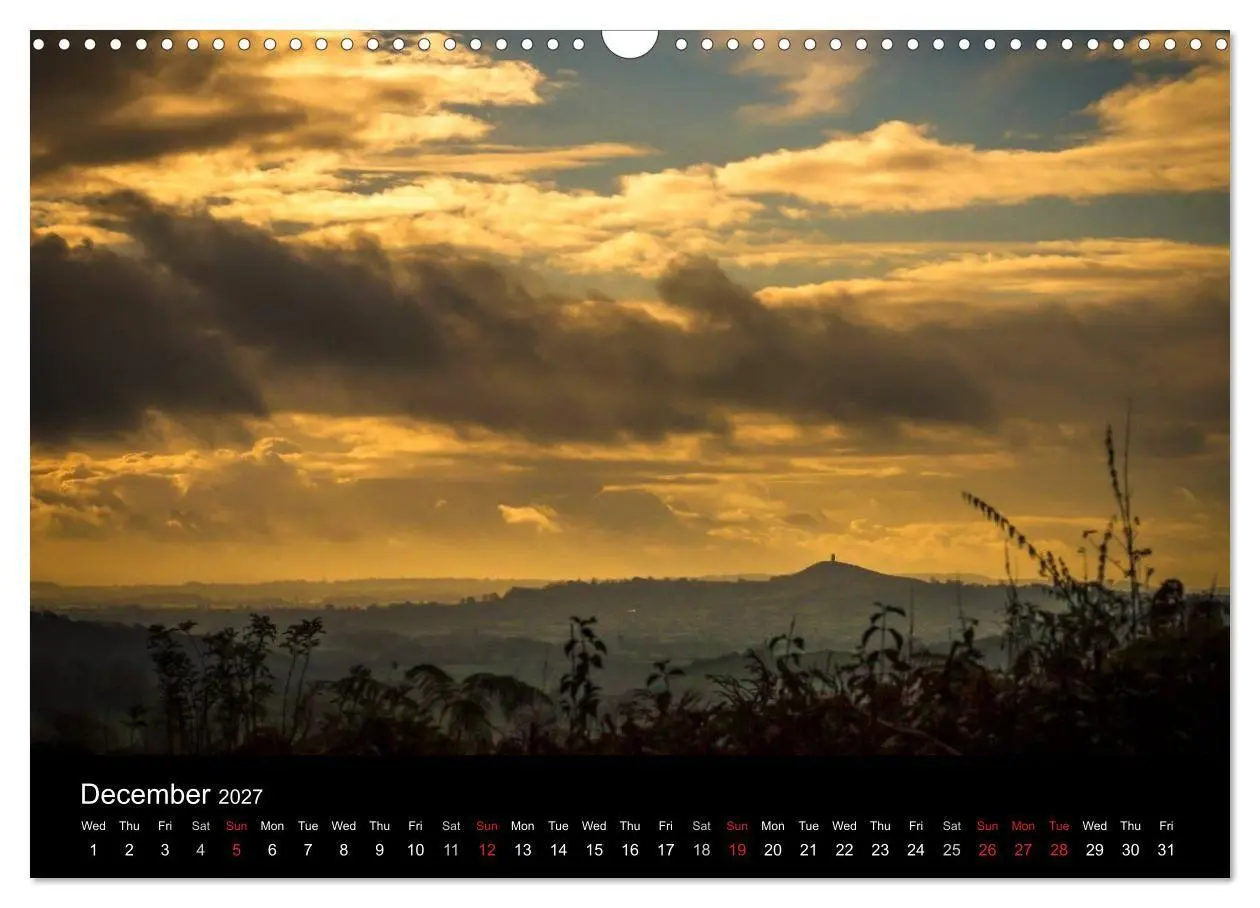 Bild: 9783569965812 | Glastonbury Tor (Wall Calendar 2027 DIN A3 landscape), CALVENDO 12...