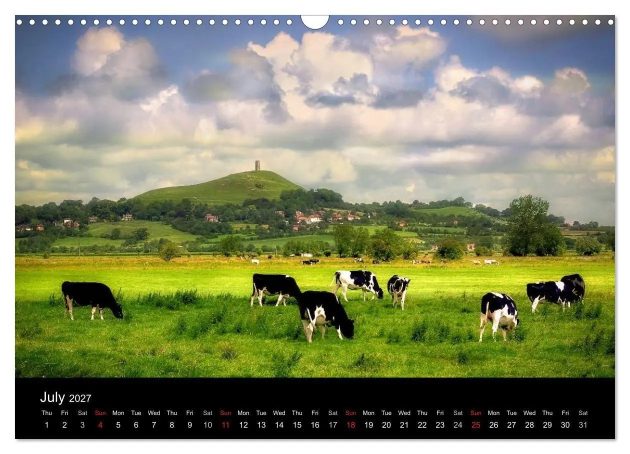 Bild: 9783569965812 | Glastonbury Tor (Wall Calendar 2027 DIN A3 landscape), CALVENDO 12...