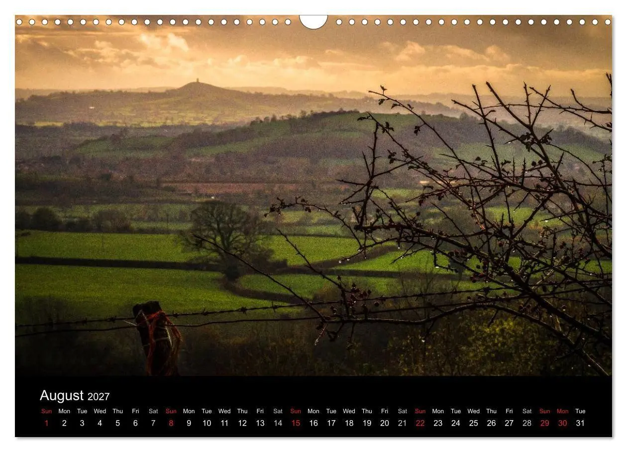 Bild: 9783569965812 | Glastonbury Tor (Wall Calendar 2027 DIN A3 landscape), CALVENDO 12...
