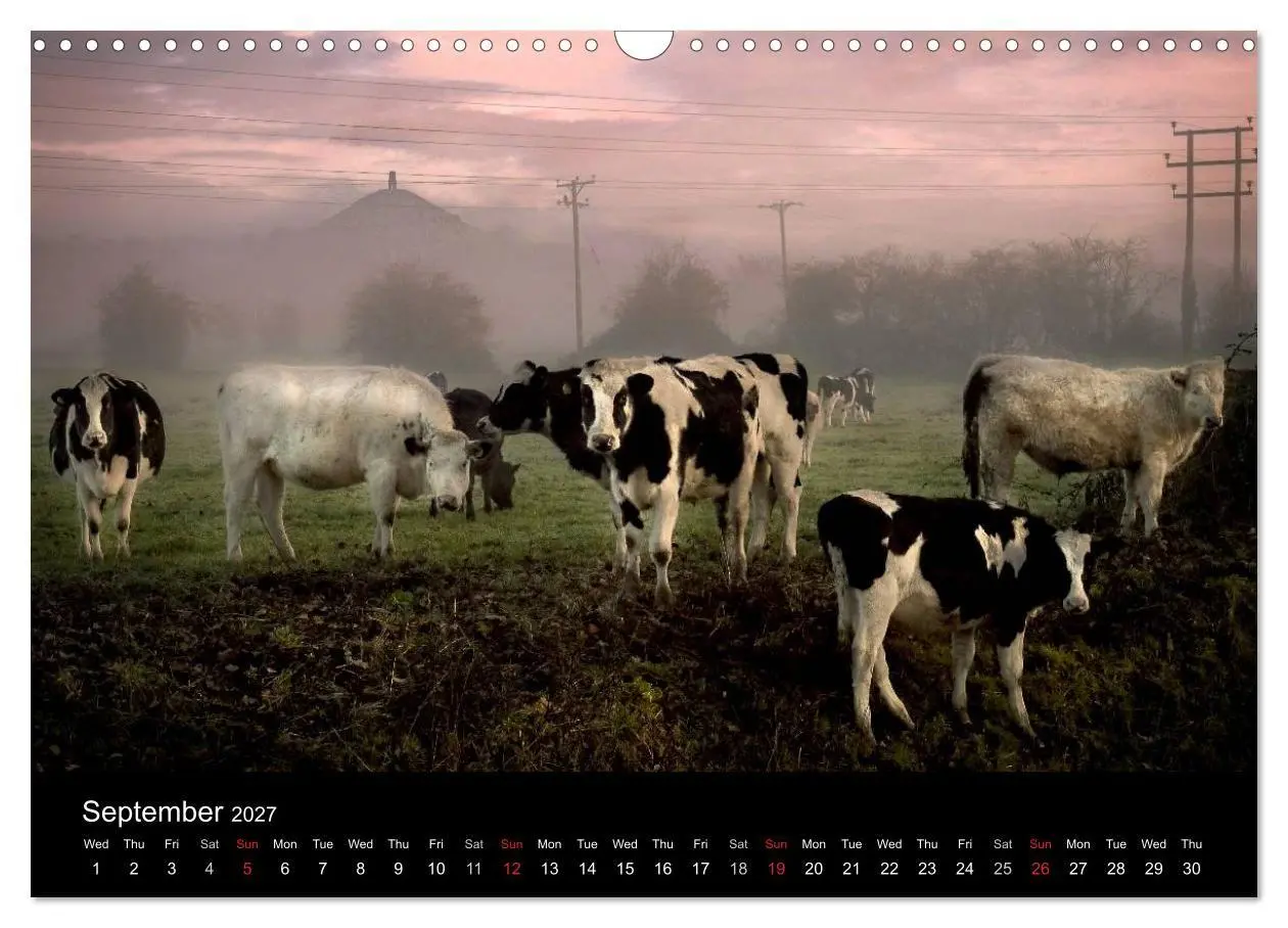 Bild: 9783569965812 | Glastonbury Tor (Wall Calendar 2027 DIN A3 landscape), CALVENDO 12...