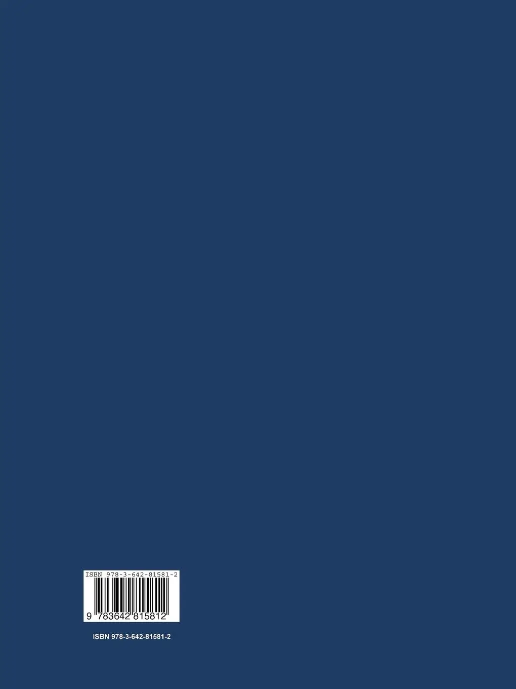Rückseite: 9783642815812 | Neurochirurgische Operationen | W. -E. Goldhahn (u. a.) | Taschenbuch