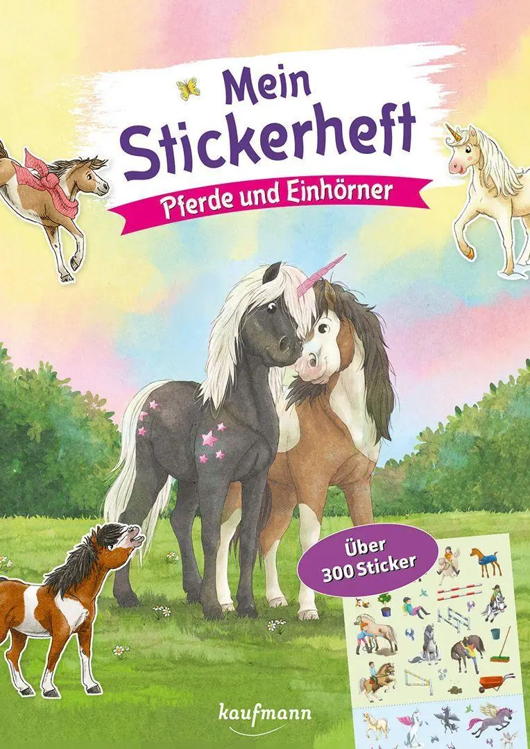 Cover: 9783780665812 | Mein Stickerheft - Pferde und Einhörner | Über 300 Sticker | Broschüre