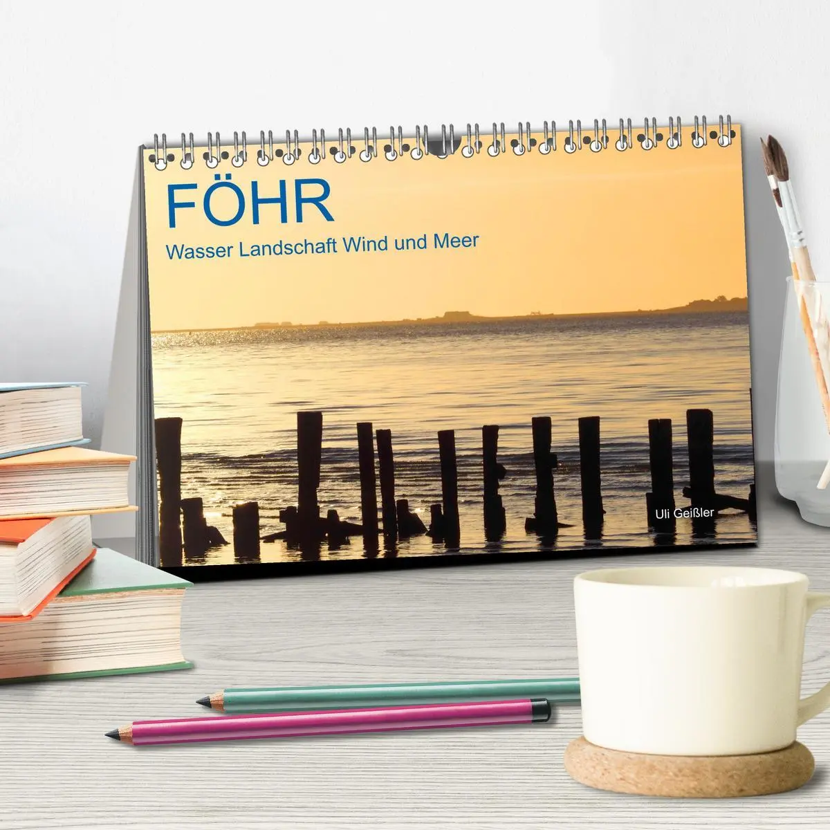 Bild: 9783457605912 | Föhr - Wasser Landschaft Wind und Meer (Tischkalender 2026 DIN A5...
