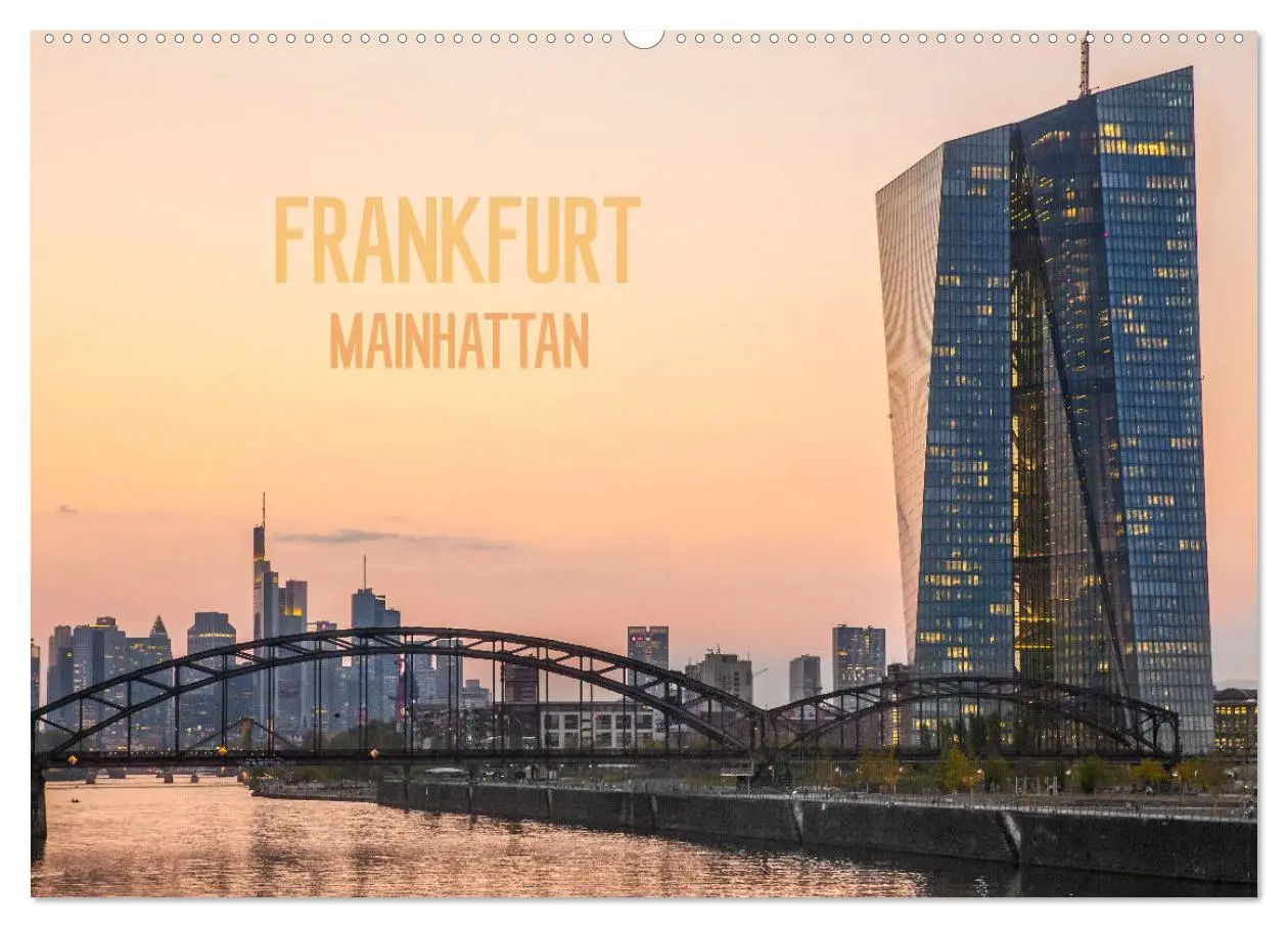 Cover: 9783457915912 | Frankfurt Mainhattan (Wandkalender 2026 DIN A2 quer), CALVENDO...