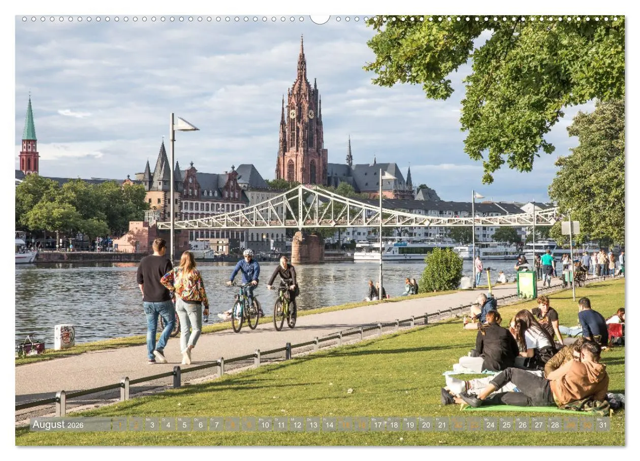 Bild: 9783457915912 | Frankfurt Mainhattan (Wandkalender 2026 DIN A2 quer), CALVENDO...