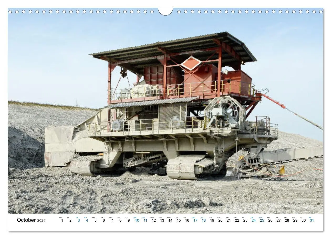 Bild: 9783516555912 | Mining machines in action - Various open-pit mines (Wall Calendar...