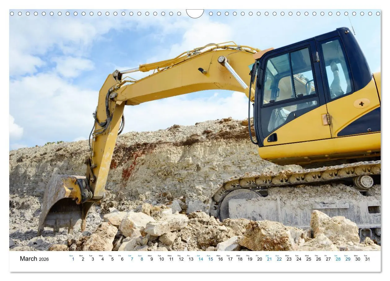 Bild: 9783516555912 | Mining machines in action - Various open-pit mines (Wall Calendar...