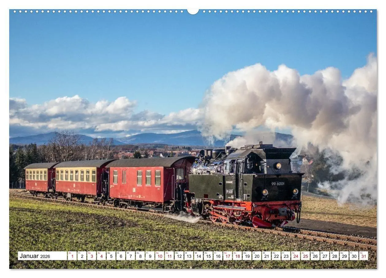 Bild: 9783516625912 | Selketalbahn im Harz (Wandkalender 2026 DIN A2 quer), CALVENDO...