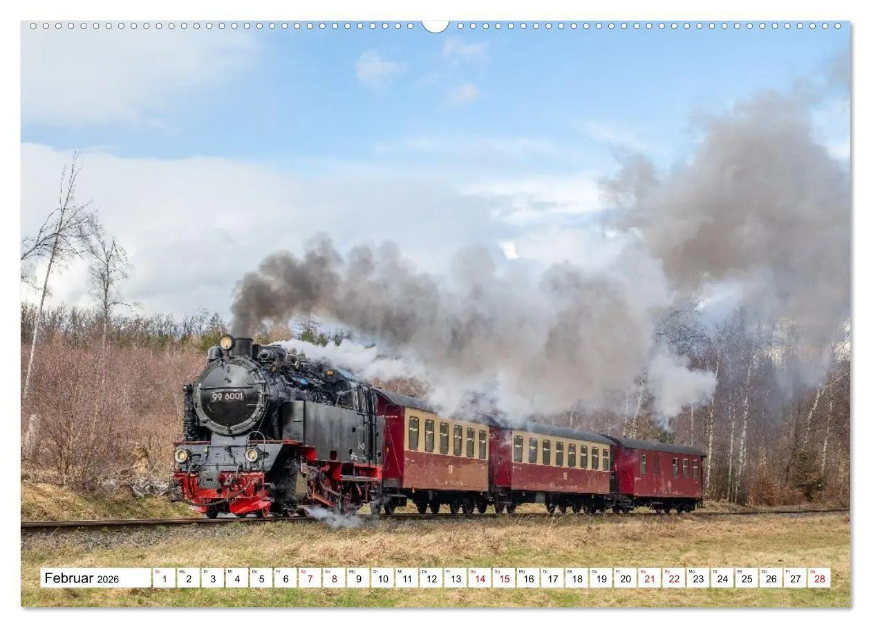 Bild: 9783516625912 | Selketalbahn im Harz (Wandkalender 2026 DIN A2 quer), CALVENDO...