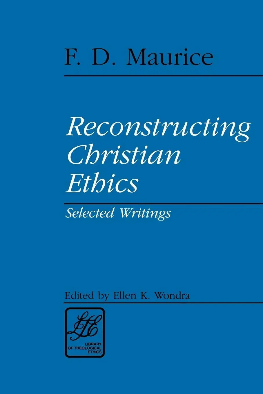 Cover: 9780664256012 | Reconstructing Christian Ethics | Maurice | Taschenbuch | Englisch
