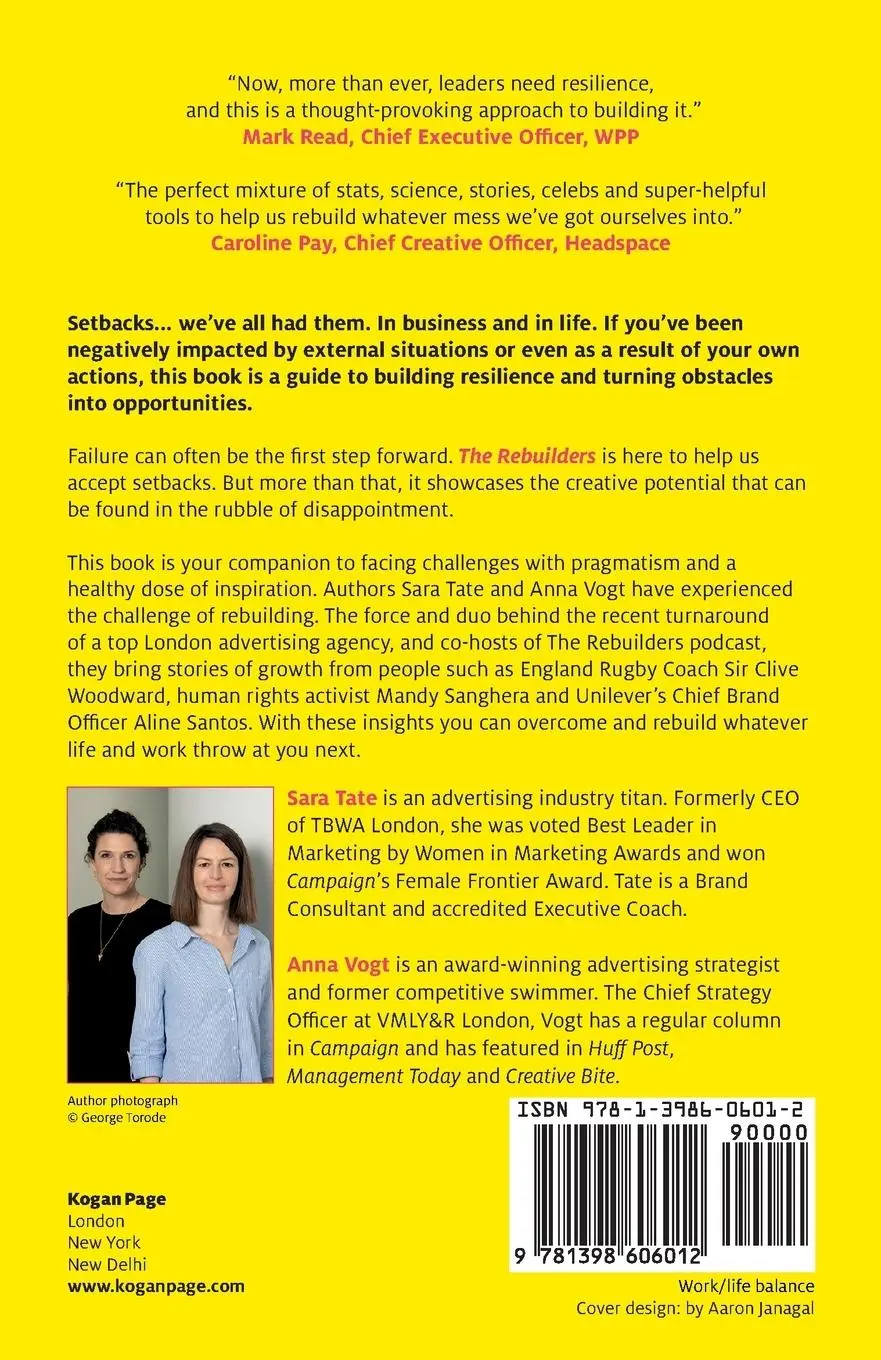 Rückseite: 9781398606012 | The Rebuilders | Going from Setback to Comeback in Business and Beyond