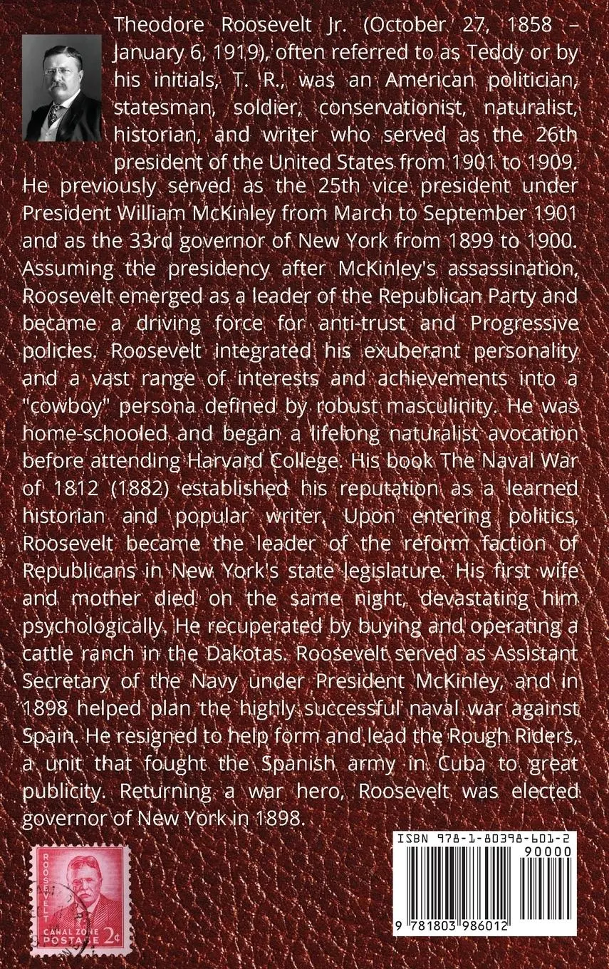 Rückseite: 9781803986012 | Theodore Roosevelt | Theodore Roosevelt | Buch | Englisch | 2023