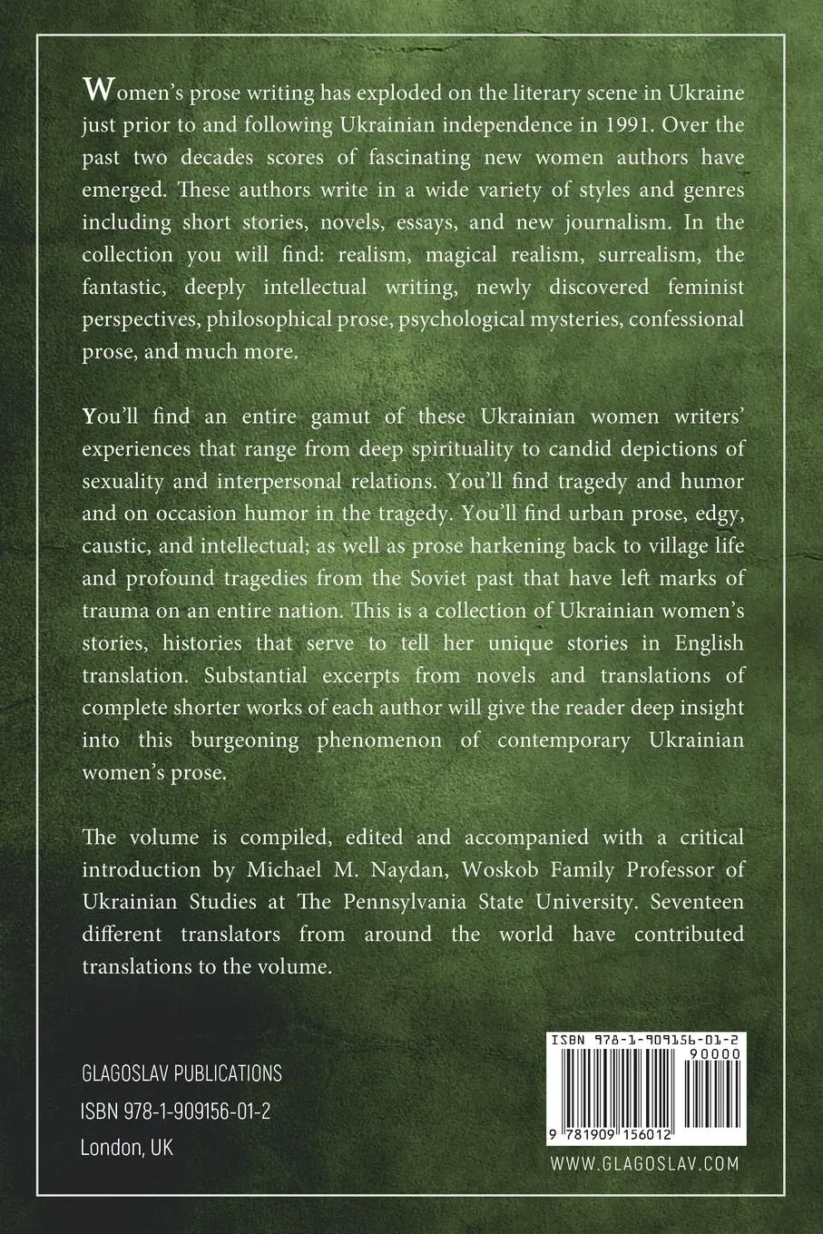 Rückseite: 9781909156012 | Herstories | An Anthology of New Ukrainian Women Prose Writers | Buch
