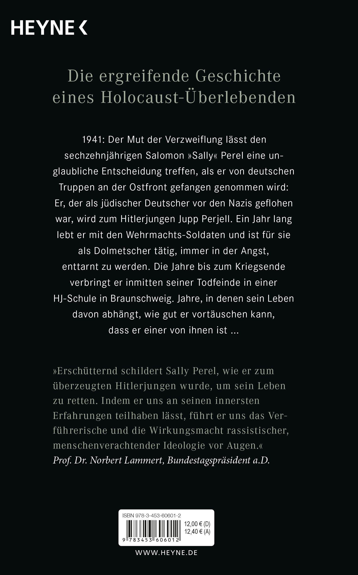 Bild: 9783453606012 | Ich war Hitlerjunge Salomon | Sally Perel | Buch | 256 S. | Deutsch