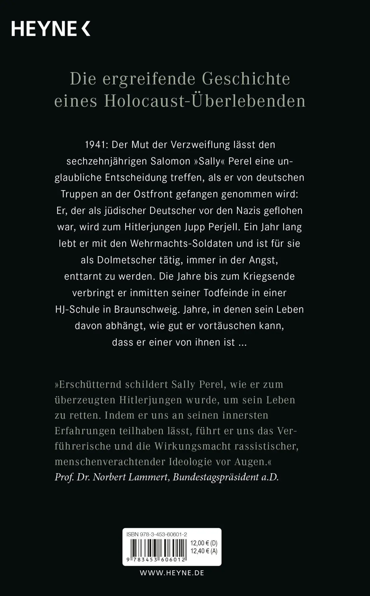 Bild: 9783453606012 | Ich war Hitlerjunge Salomon | Sally Perel | Buch | 256 S. | Deutsch