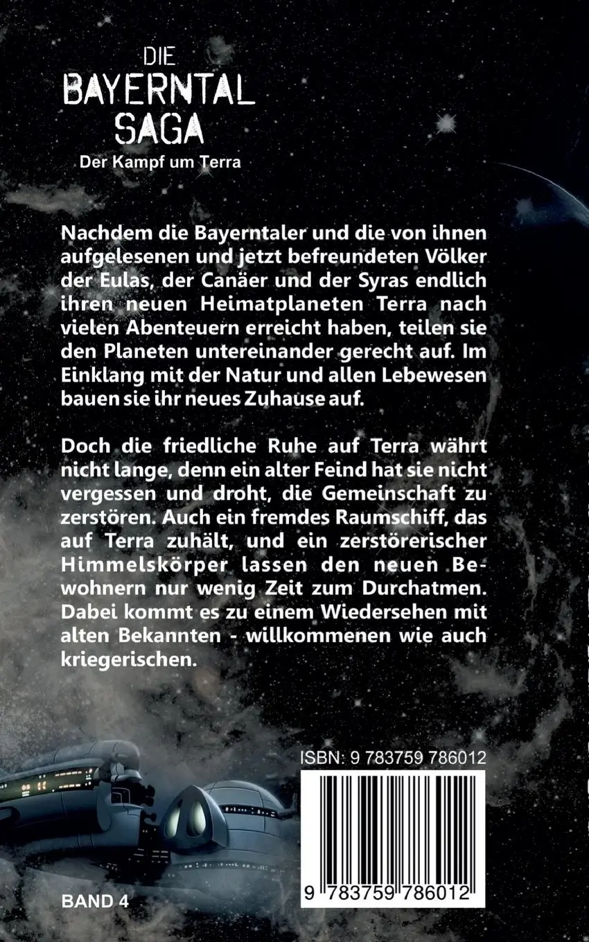 Rückseite: 9783759786012 | Die Bayerntal Saga | Der Kampf um Terra | Michael Reisinger | Buch