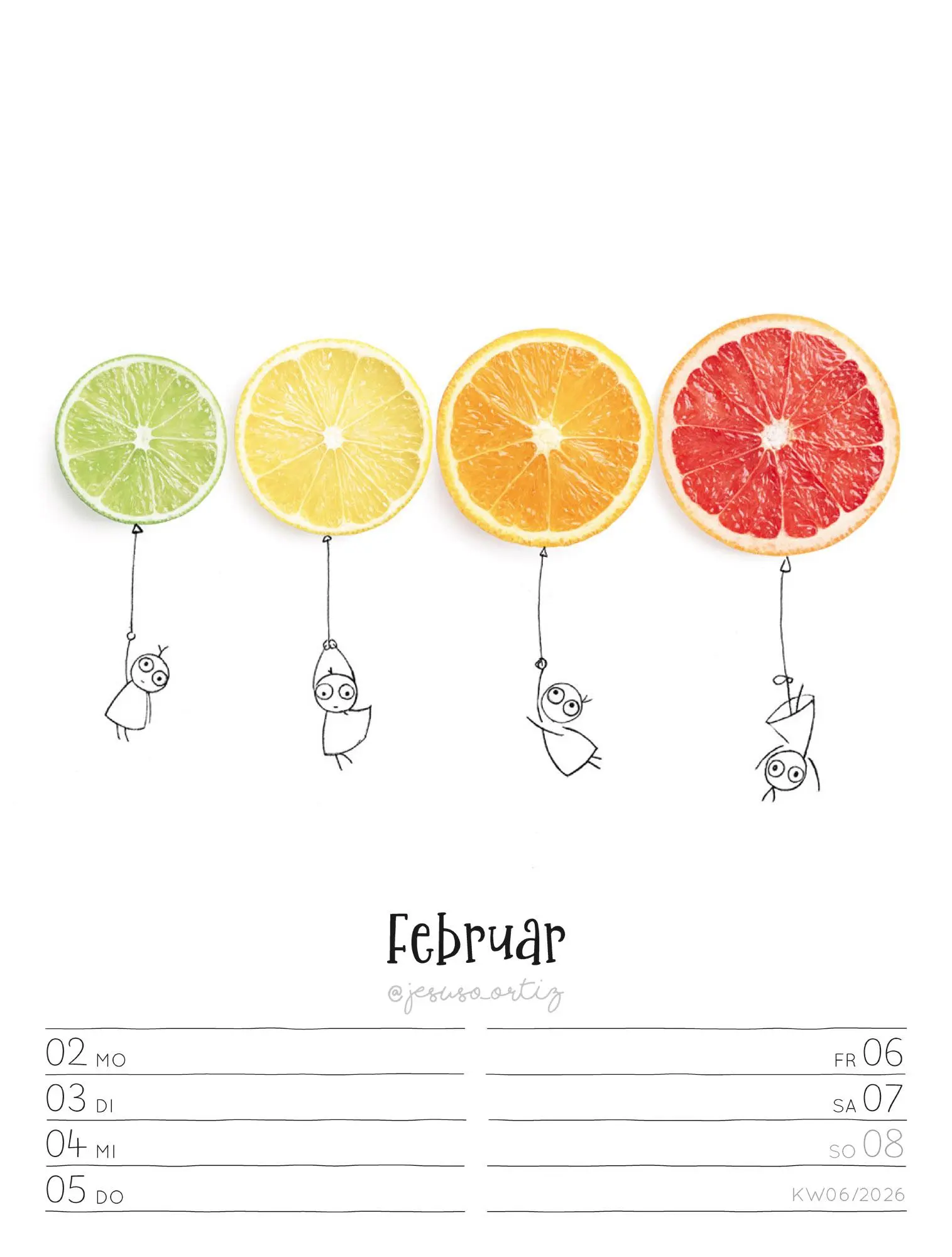 Bild: 9783838436012 | Little Dreams - Wochenplaner Kalender 2026 | Jesuso Ortiz (u. a.)