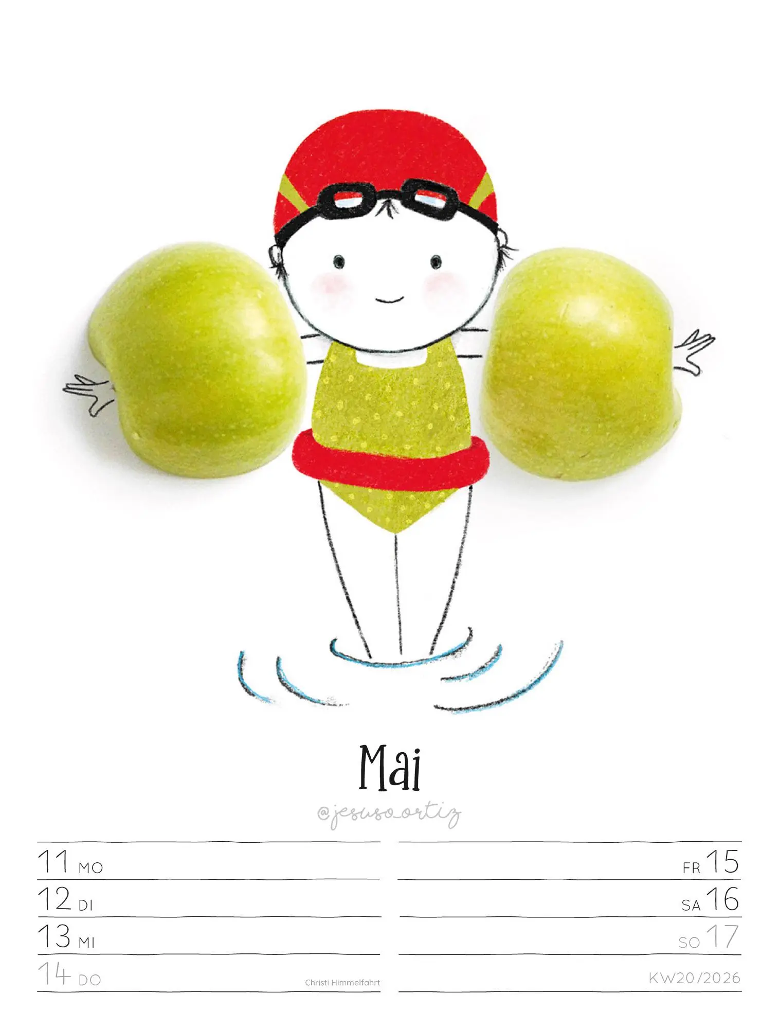 Bild: 9783838436012 | Little Dreams - Wochenplaner Kalender 2026 | Jesuso Ortiz (u. a.)