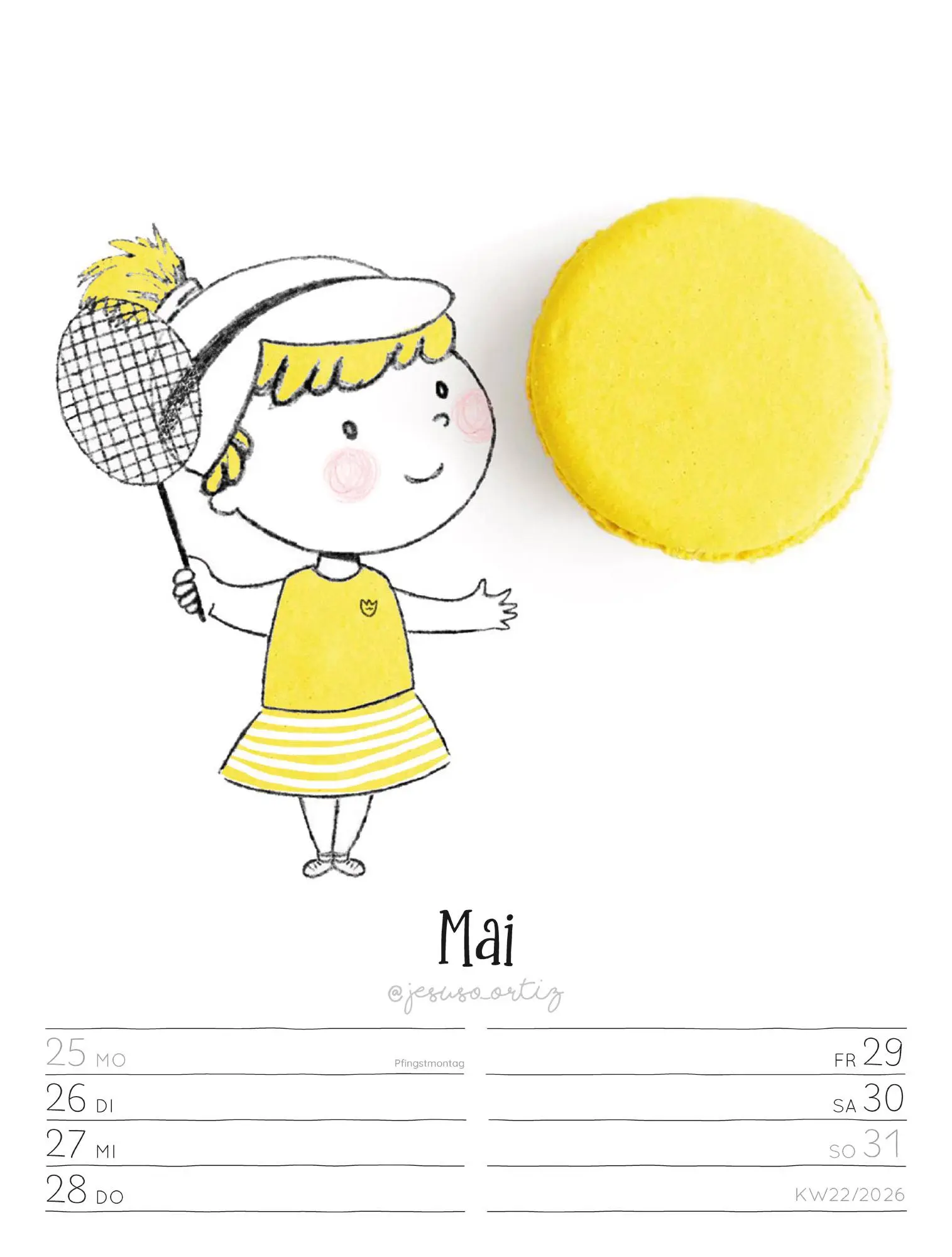 Bild: 9783838436012 | Little Dreams - Wochenplaner Kalender 2026 | Jesuso Ortiz (u. a.)