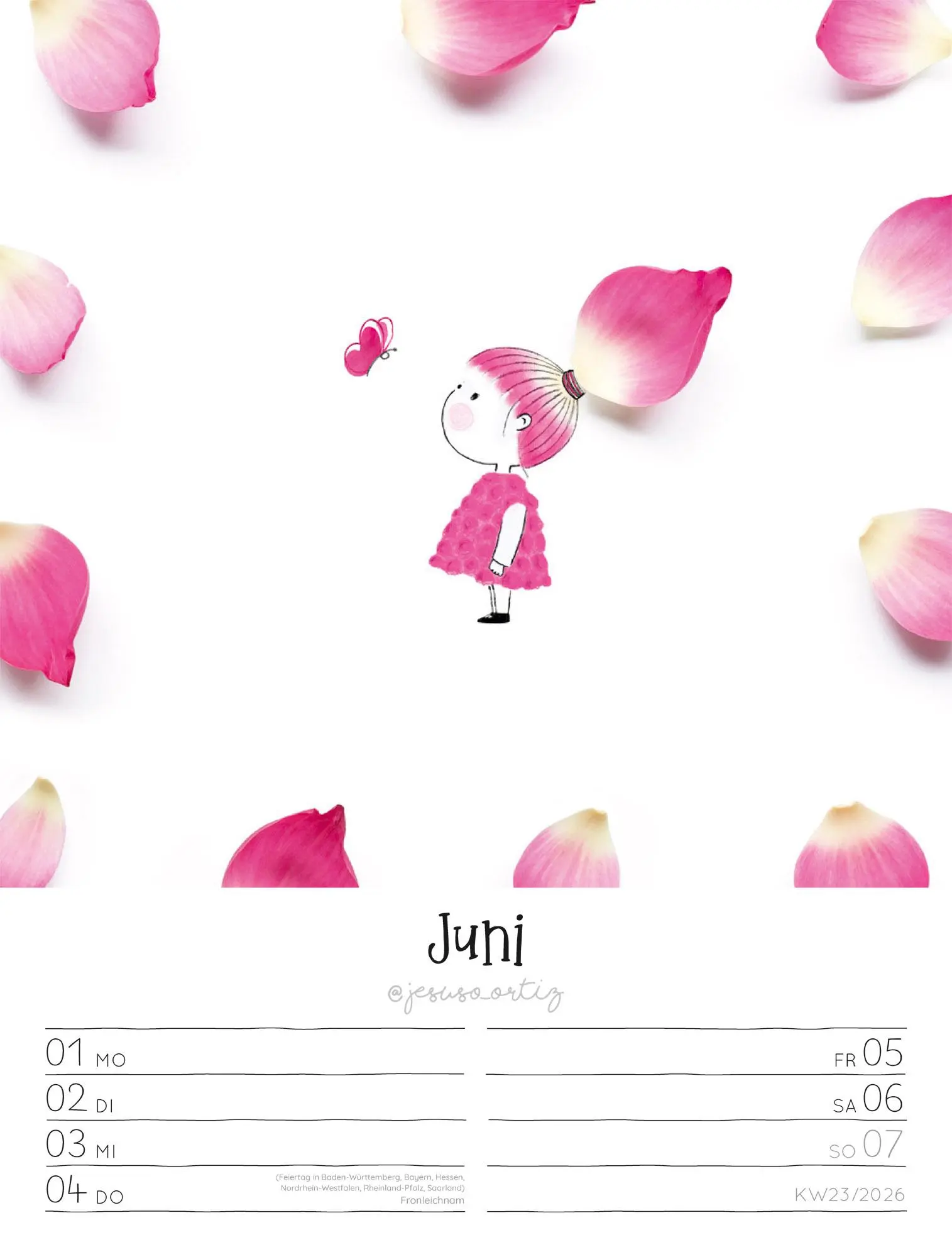 Bild: 9783838436012 | Little Dreams - Wochenplaner Kalender 2026 | Jesuso Ortiz (u. a.)