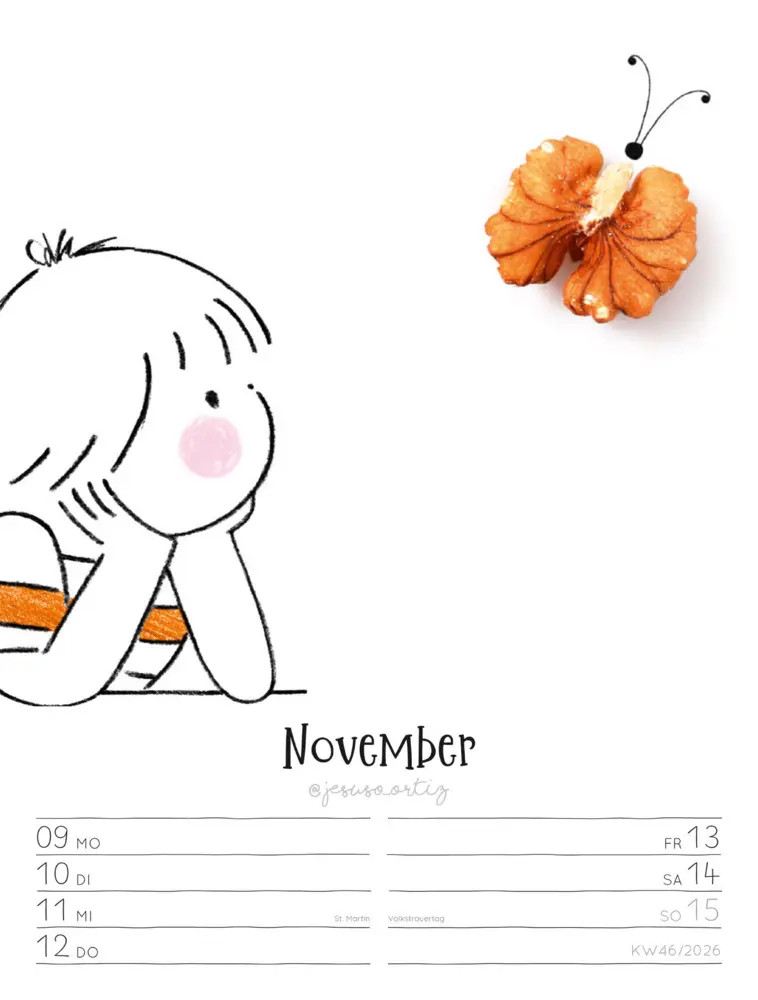 Bild: 9783838436012 | Little Dreams Wochenplaner Kalender 2026 | Jesuso Ortiz (u. a.) | 2026