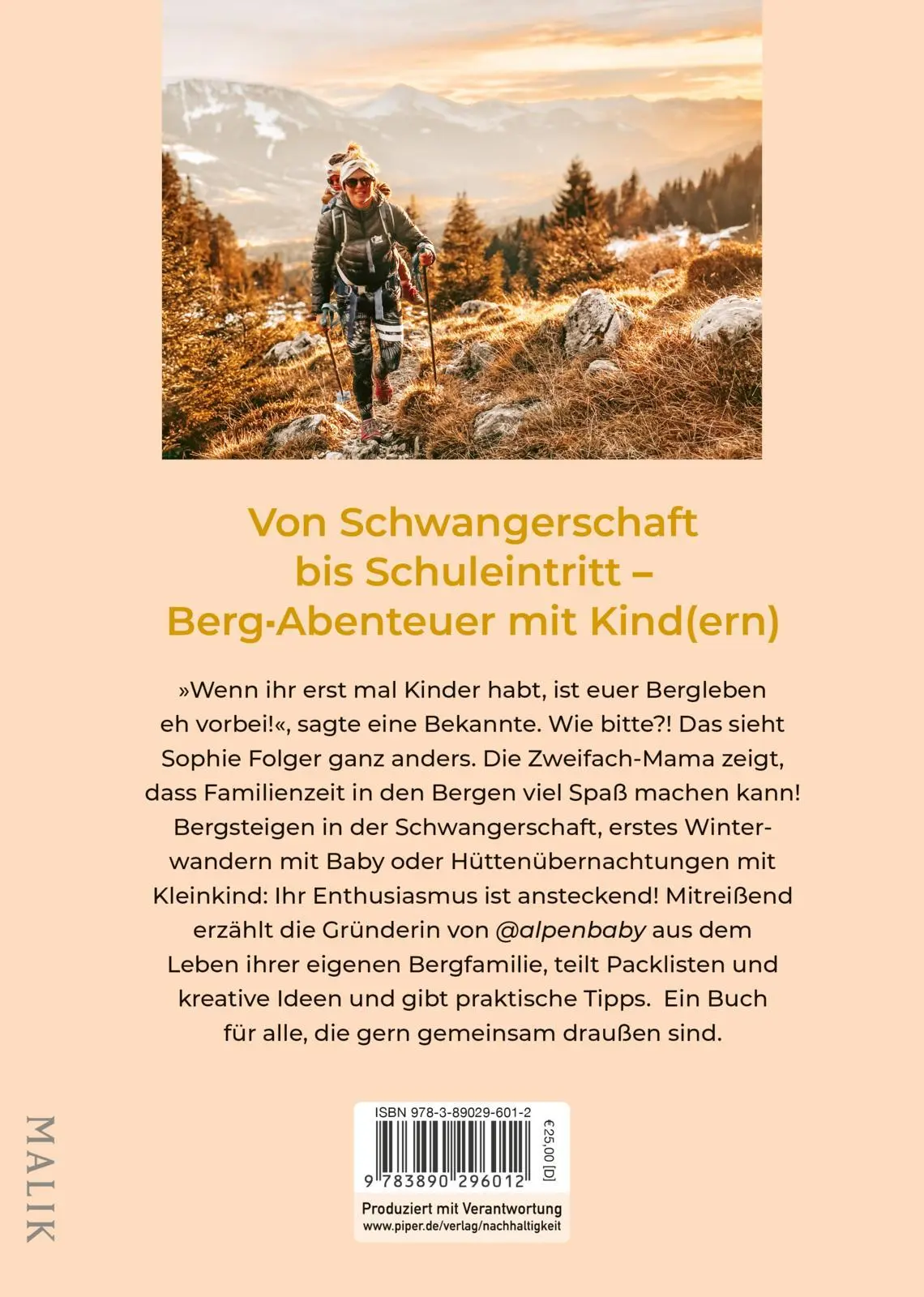 Rückseite: 9783890296012 | Alpen, Baby! | Sophie Folger | Taschenbuch | 256 S. | Deutsch | 2025