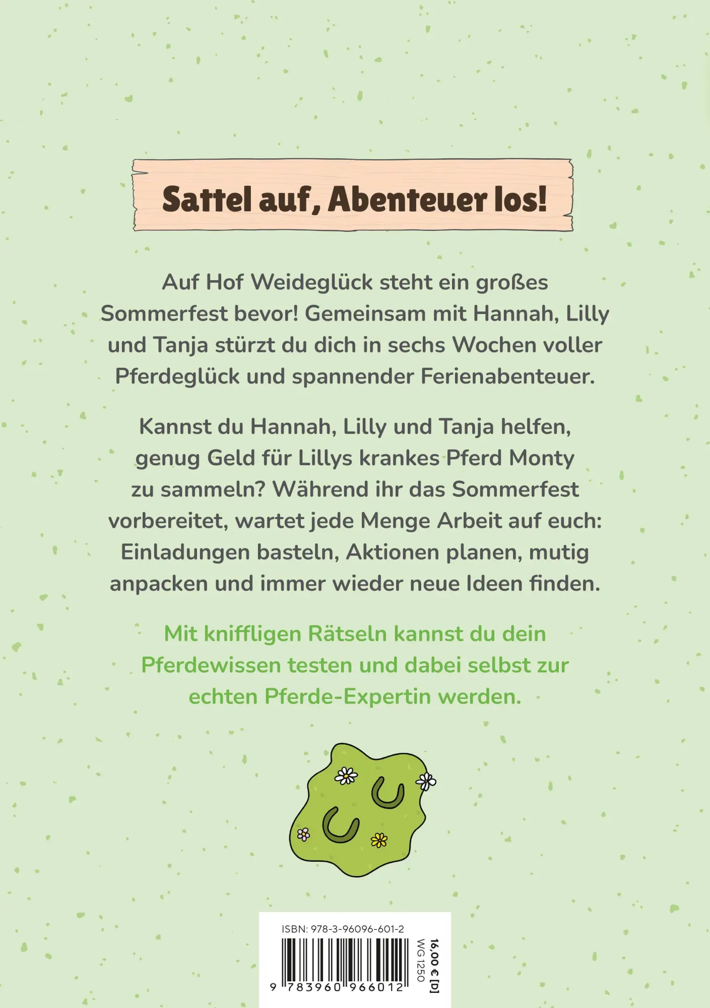 Bild: 9783960966012 | Sommerfest auf Hof Weideglück | Hella Gabbert | Taschenbuch | 176 S.