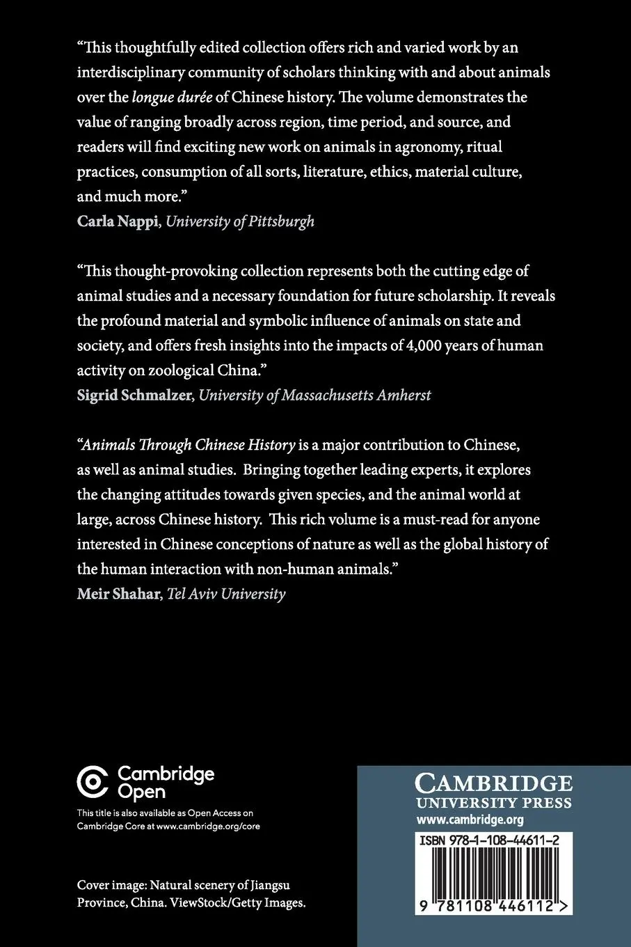 Rückseite: 9781108446112 | Animals through Chinese History | Roel Sterckx (u. a.) | Taschenbuch