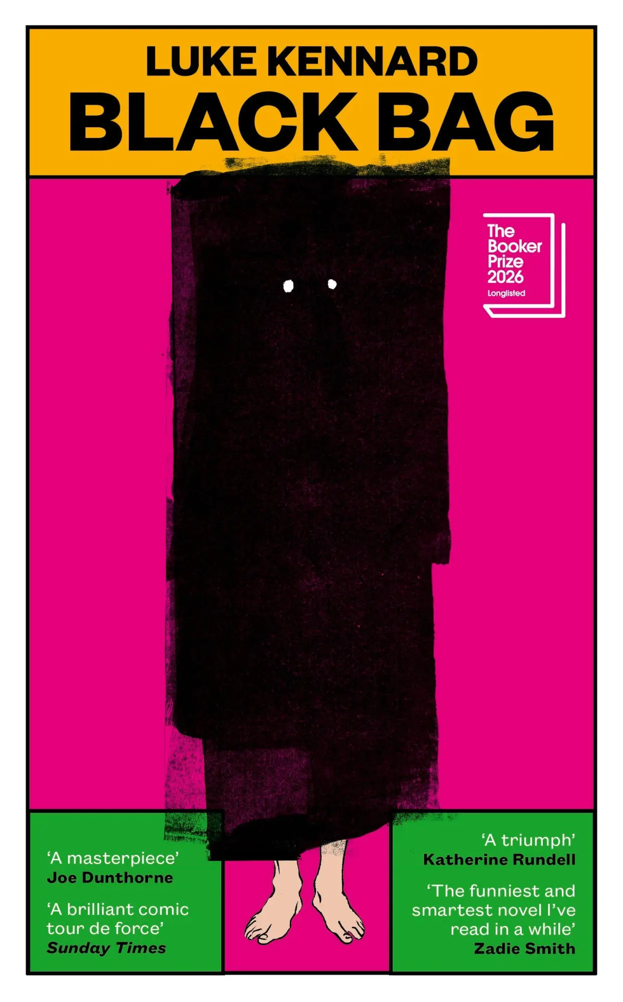 Cover: 9781399826112 | Black Bag | LONGLISTED FOR THE BOOKER PRIZE 2026 | Luke Kennard | Buch