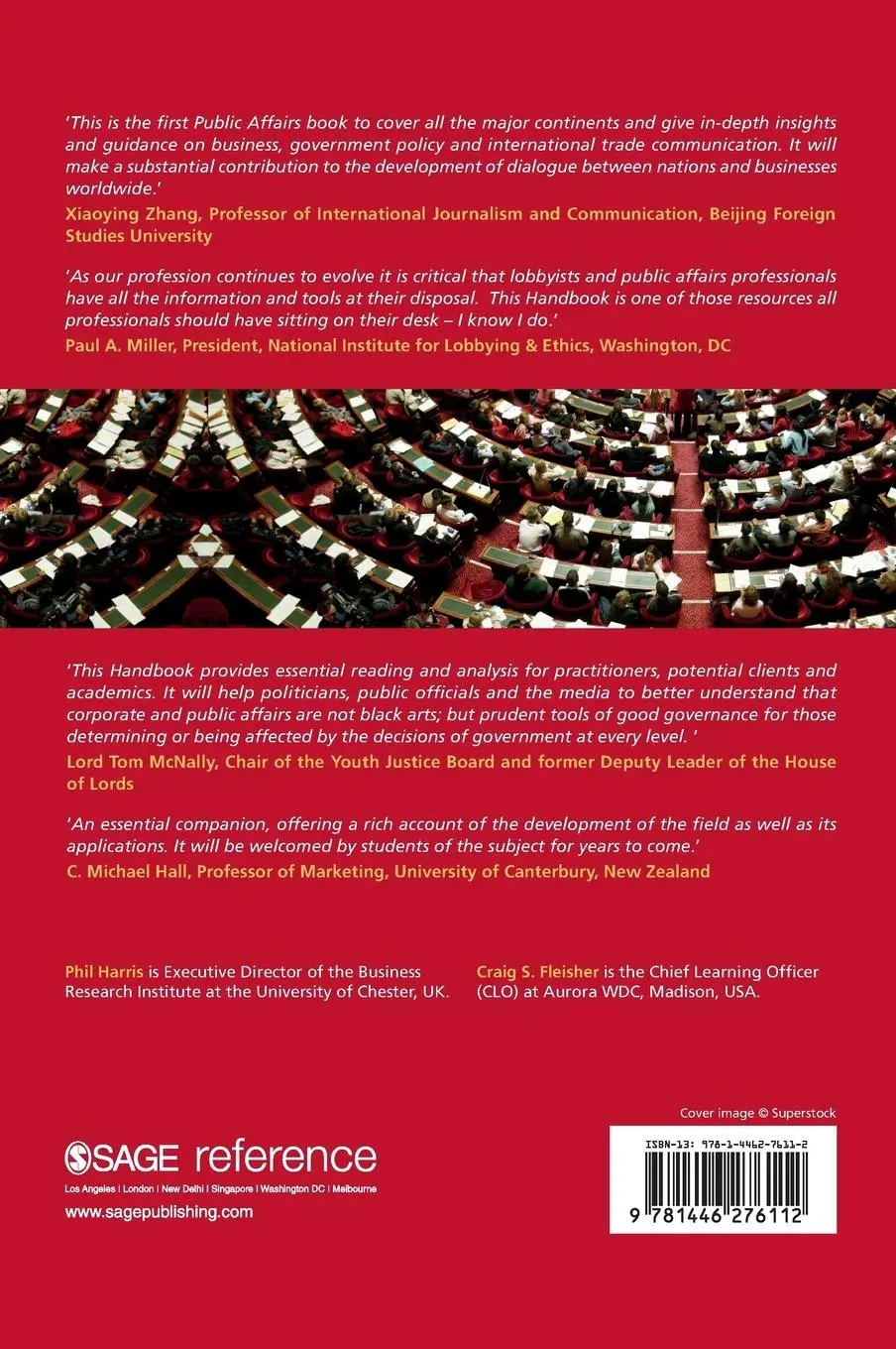 Rückseite: 9781446276112 | The SAGE Handbook of International Corporate and Public Affairs | Buch