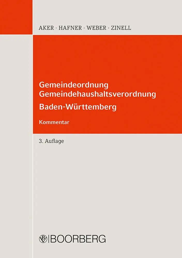 Cover: 9783415076112 | Gemeindeordnung, Gemeindehaushaltsverordnung Baden-Württemberg | Buch