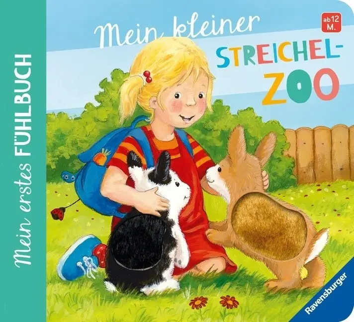 Cover: 9783473326112 | Mein erstes Fühlbuch: Mein kleiner Streichelzoo; . | Sandra Grimm
