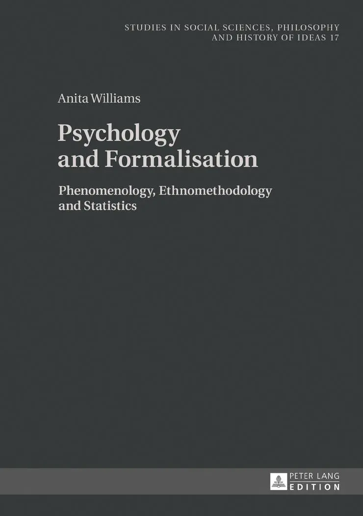 Cover: 9783631726112 | Psychology and Formalisation | Anita Williams | Buch | Gebunden | 2017