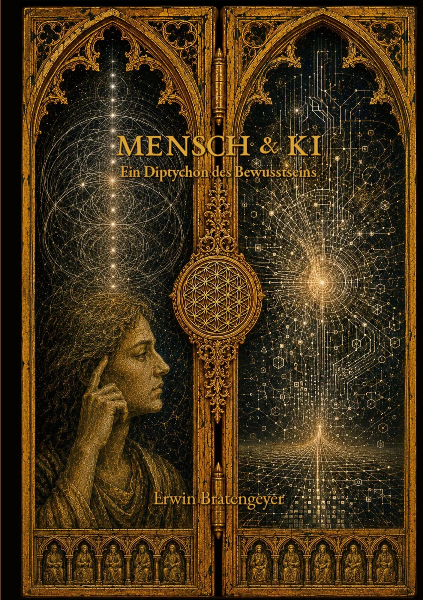 Cover: 9783695186112 | Mensch &amp; KI | Ein Diptychon des Bewusstseins | Erwin Bratengeyer