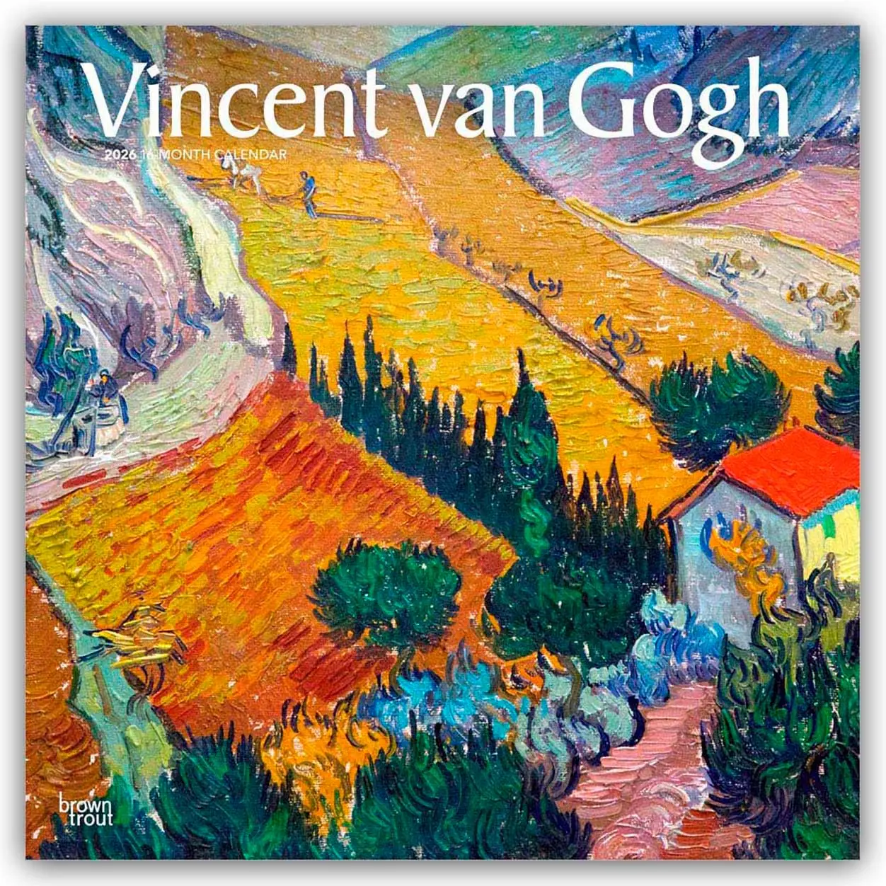 Cover: 9798330706112 | Vincent Van Gogh 2026 12 X 24 Inch (Hanging) Monthly Square Wall...
