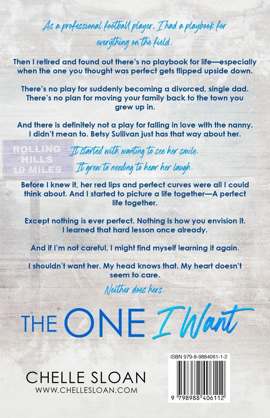 Rückseite: 9798988406112 | The One I Want | Chelle Sloan | Taschenbuch | Englisch | 2023