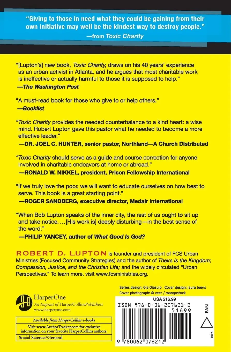 Rückseite: 9780062076212 | Toxic Charity | Robert D Lupton | Taschenbuch | Englisch | 2020