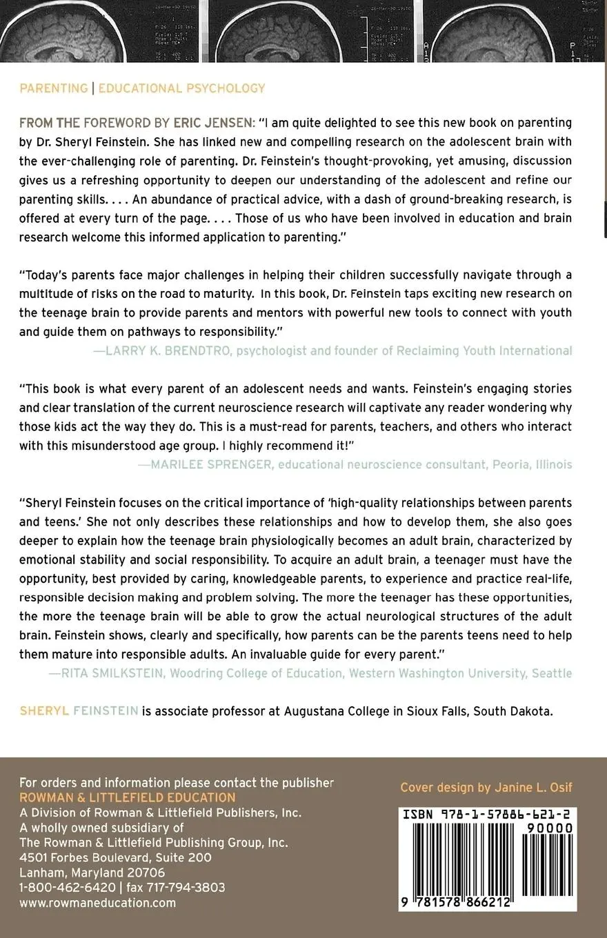 Rückseite: 9781578866212 | Parenting the Teenage Brain | Understanding a Work in Progress | Buch