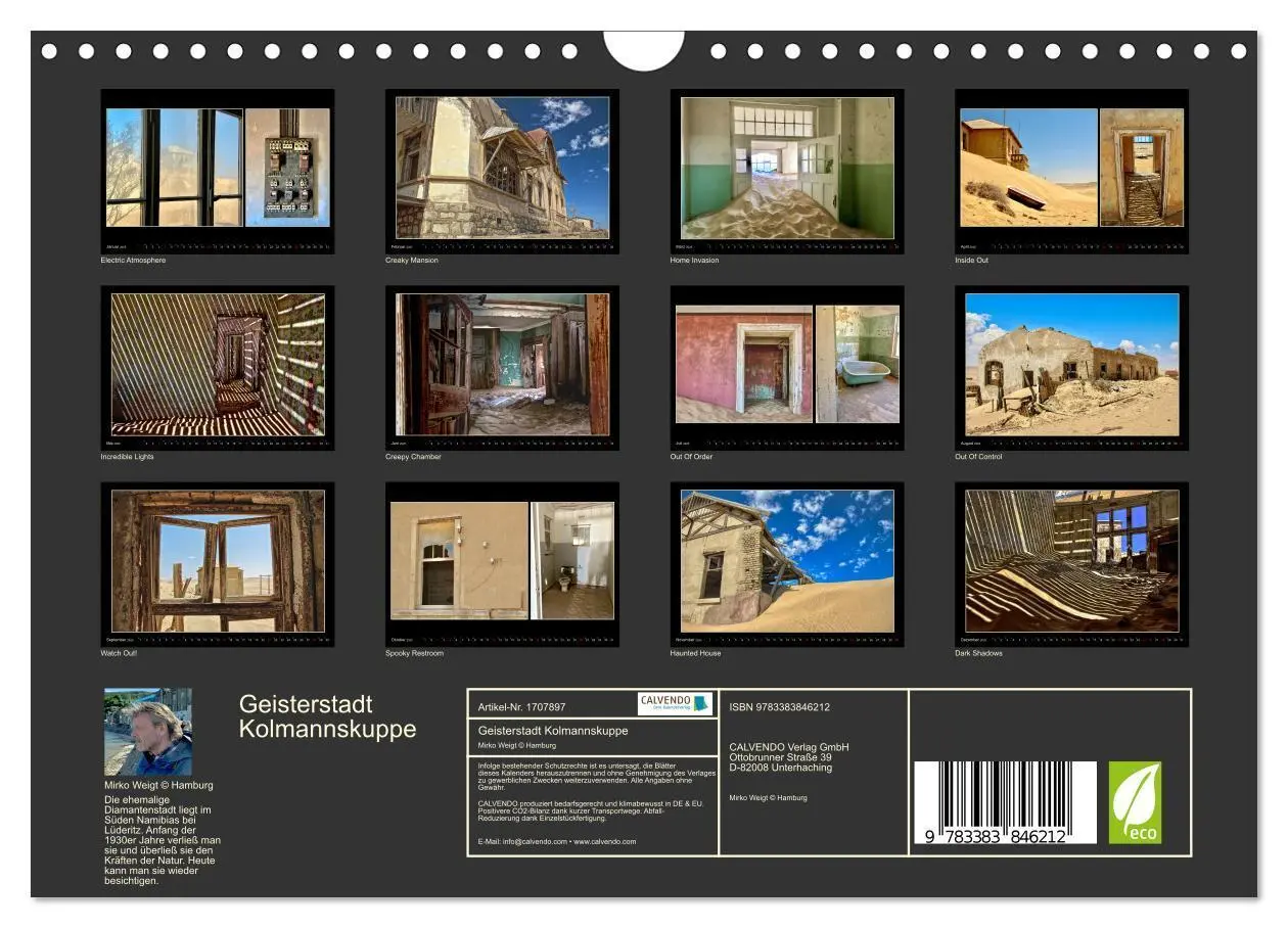 Bild: 9783383846212 | Geisterstadt Kolmannskuppe (Wandkalender 2025 DIN A4 quer),...