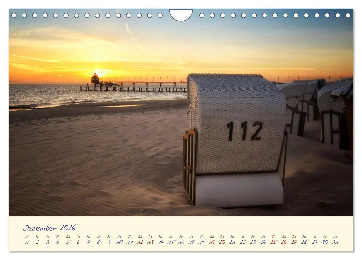 Bild: 9783457336212 | OSTSEEGLÜCK - Glücksmomente auf dem Darß (Wandkalender 2026 DIN A4...