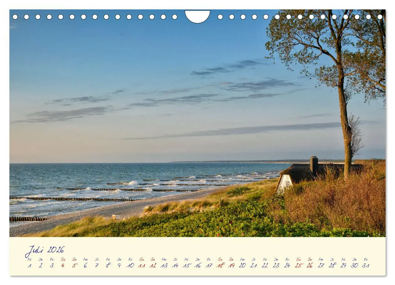 Bild: 9783457336212 | OSTSEEGLÜCK - Glücksmomente auf dem Darß (Wandkalender 2026 DIN A4...