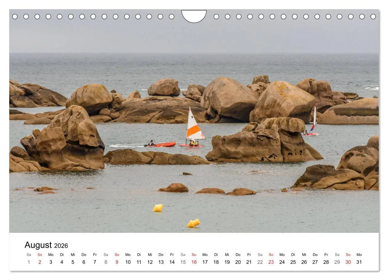 Bild: 9783457886212 | Küsten der Normandie und der Bretagne (Wandkalender 2026 DIN A4...