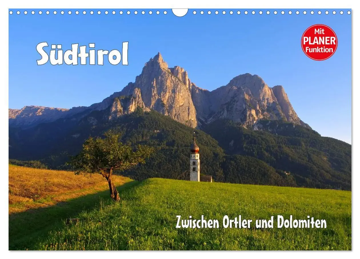 Cover: 9783457956212 | Südtirol - Zwischen Ortler und Dolomiten (Wandkalender 2026 DIN A3...
