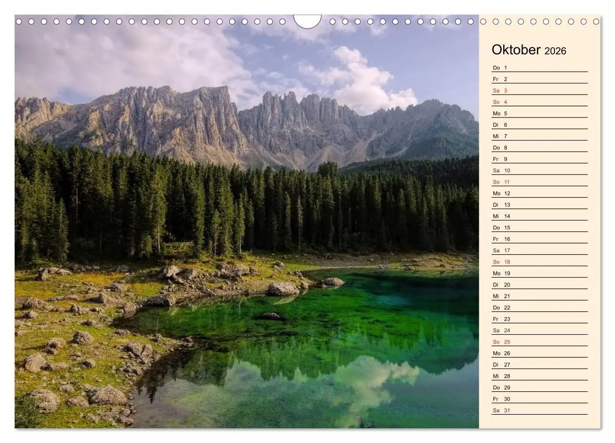 Bild: 9783457956212 | Südtirol - Zwischen Ortler und Dolomiten (Wandkalender 2026 DIN A3...