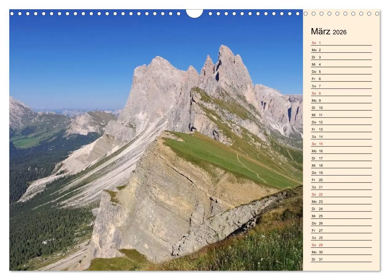 Bild: 9783457956212 | Südtirol - Zwischen Ortler und Dolomiten (Wandkalender 2026 DIN A3...