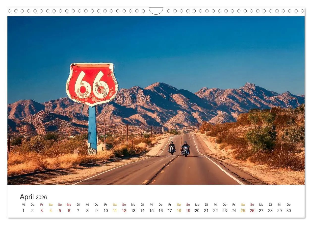 Bild: 9783516596212 | Zeitreise auf Asphalt (Wandkalender 2026 DIN A3 quer), CALVENDO...