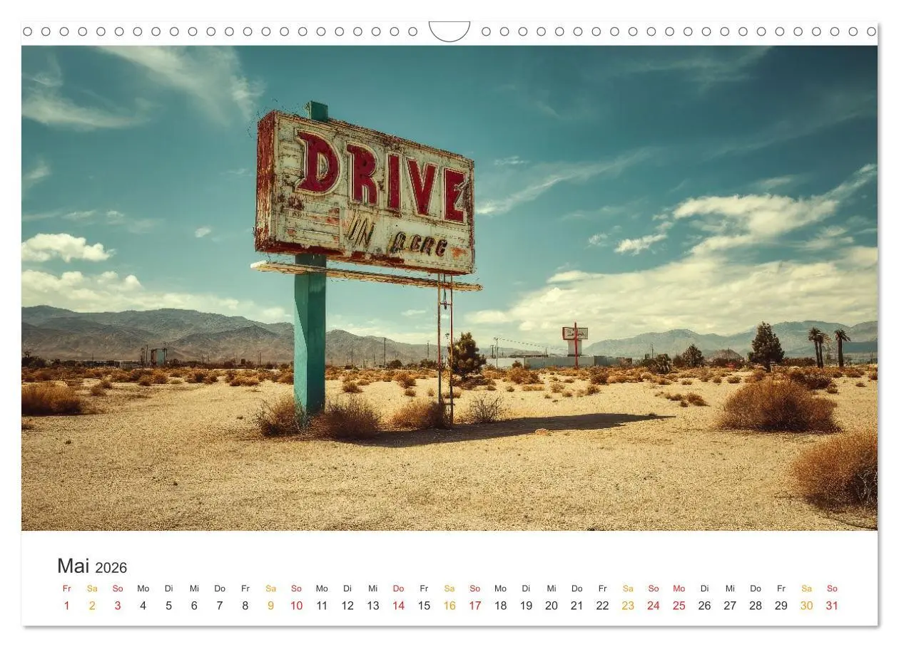 Bild: 9783516596212 | Zeitreise auf Asphalt (Wandkalender 2026 DIN A3 quer), CALVENDO...