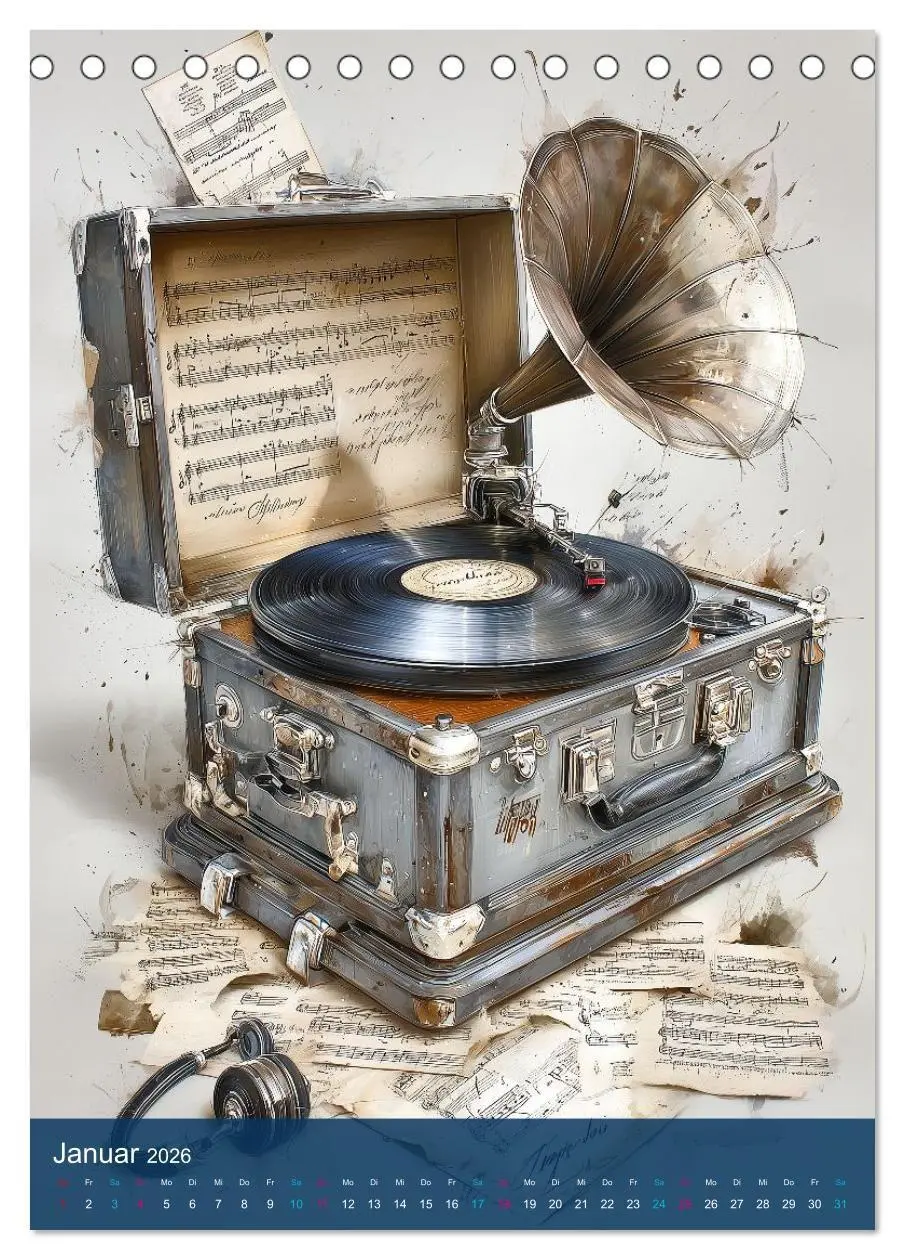Bild: 9783516666212 | Leben für die Musik (Tischkalender 2026 DIN A5 hoch), CALVENDO...